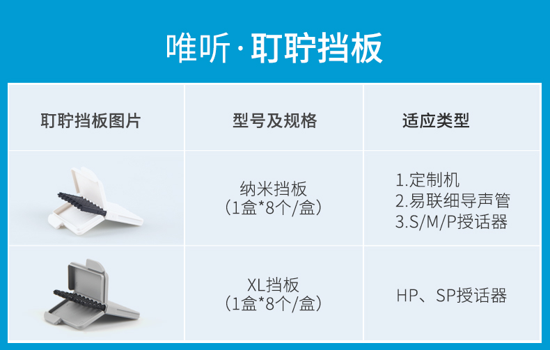 唯听助听器耵聍挡板